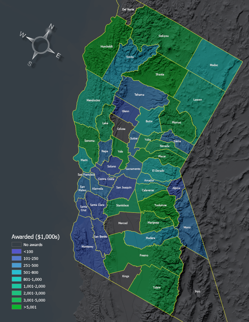 Business & Workforce Development grant funding in Northern California.