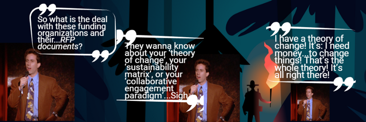 Seinfeld’s thoughts on funding agencies.